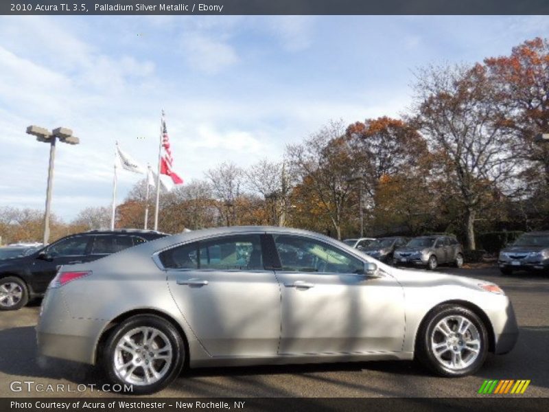 Palladium Silver Metallic / Ebony 2010 Acura TL 3.5