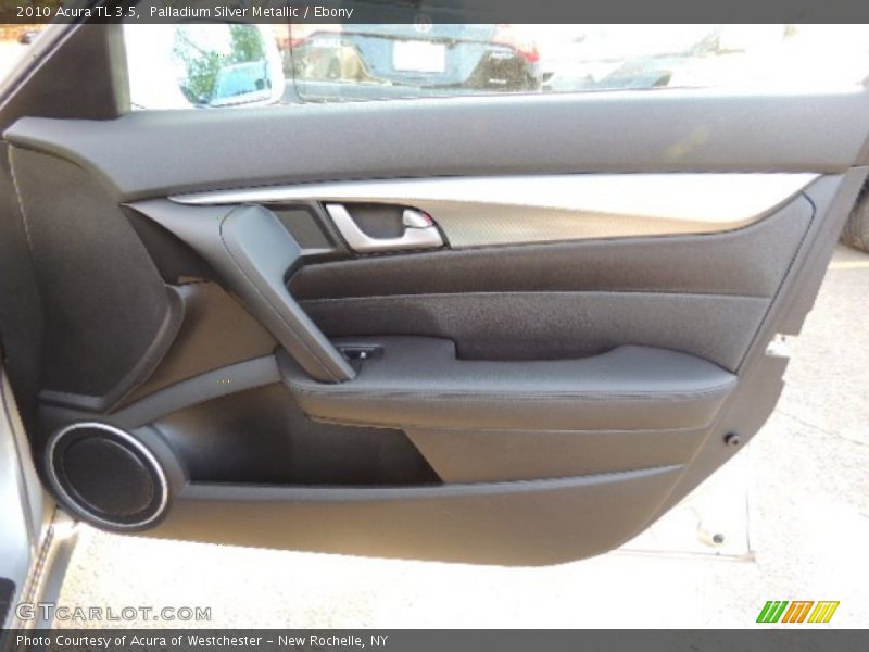 Palladium Silver Metallic / Ebony 2010 Acura TL 3.5
