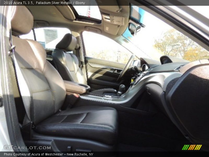 Palladium Silver Metallic / Ebony 2010 Acura TL 3.5