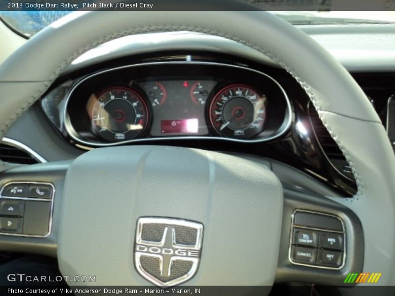 Pitch Black / Diesel Gray 2013 Dodge Dart Rallye