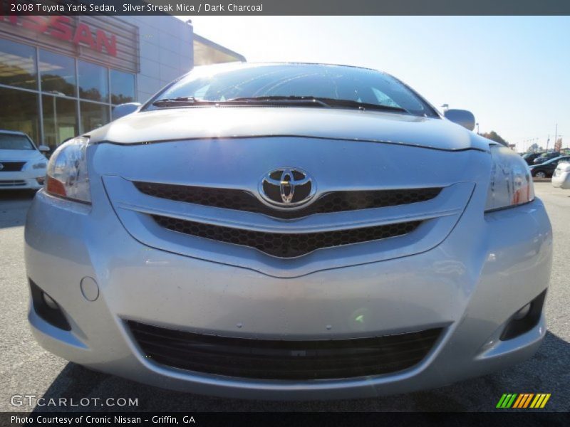 Silver Streak Mica / Dark Charcoal 2008 Toyota Yaris Sedan