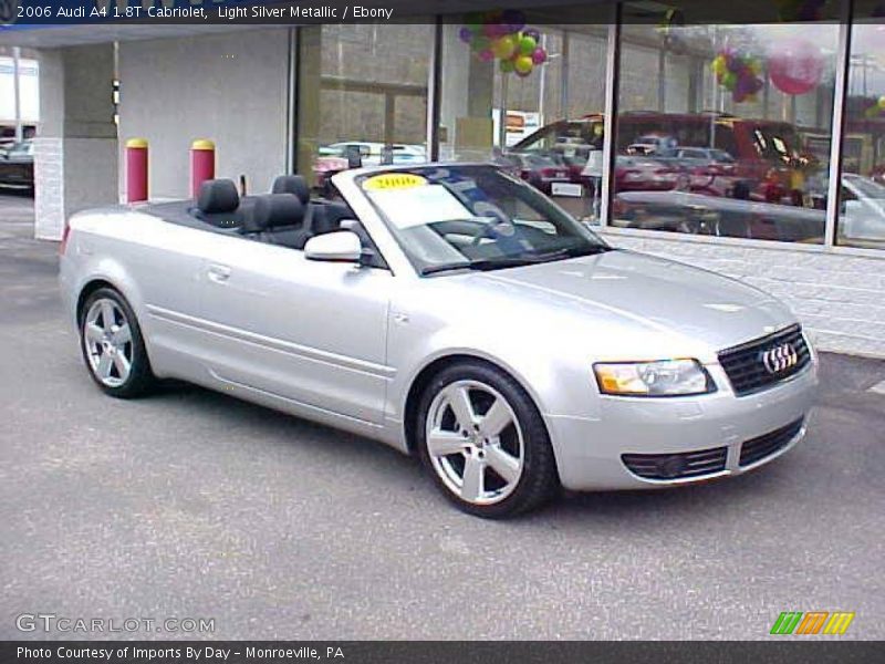 Light Silver Metallic / Ebony 2006 Audi A4 1.8T Cabriolet