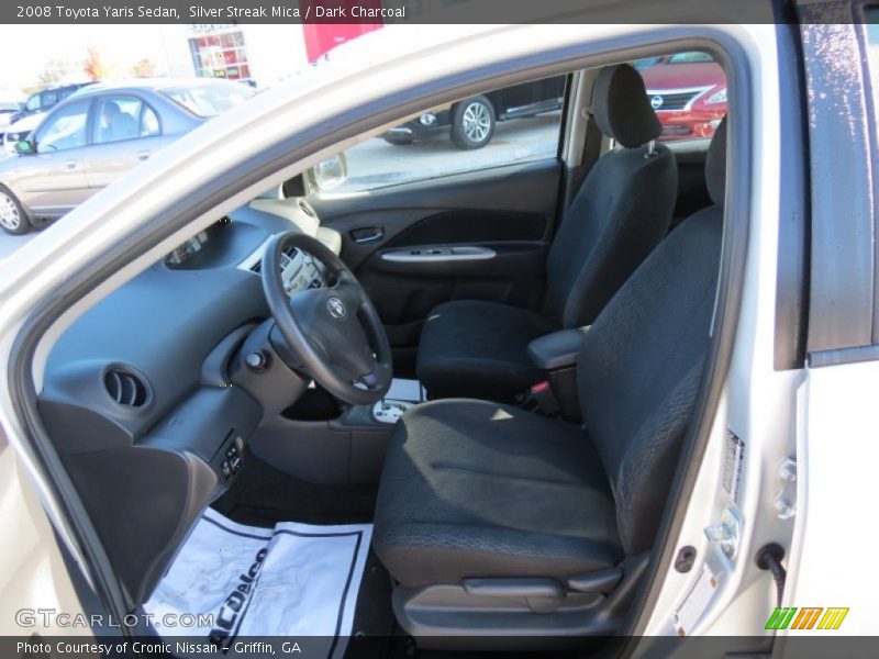 Silver Streak Mica / Dark Charcoal 2008 Toyota Yaris Sedan