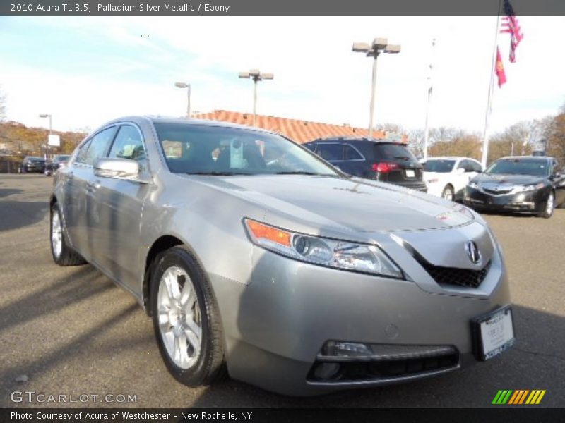 Palladium Silver Metallic / Ebony 2010 Acura TL 3.5