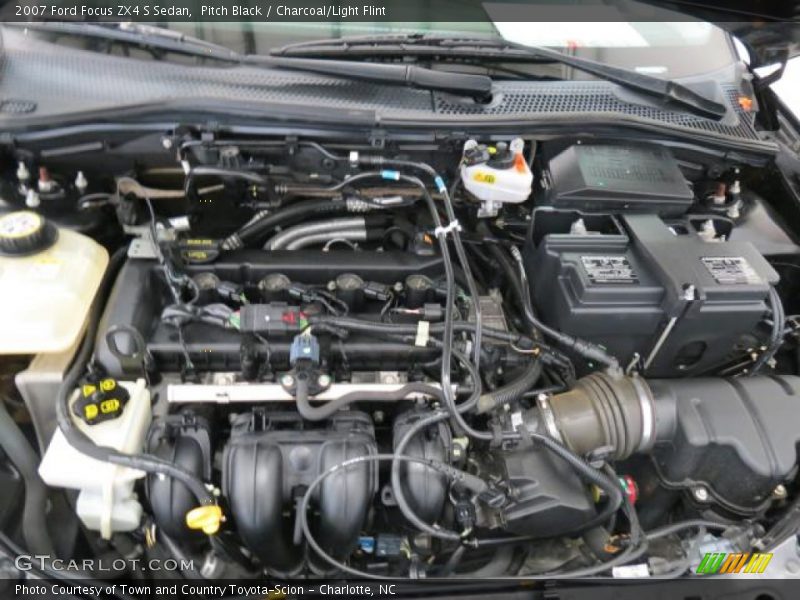 Pitch Black / Charcoal/Light Flint 2007 Ford Focus ZX4 S Sedan