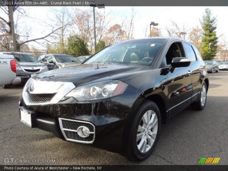 Crystal Black Pearl / Ebony 2011 Acura RDX SH-AWD