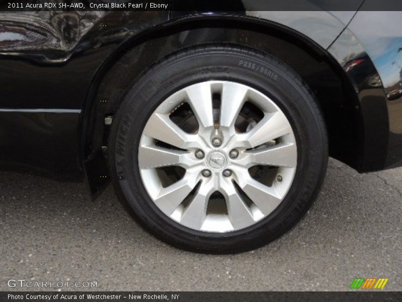 Crystal Black Pearl / Ebony 2011 Acura RDX SH-AWD