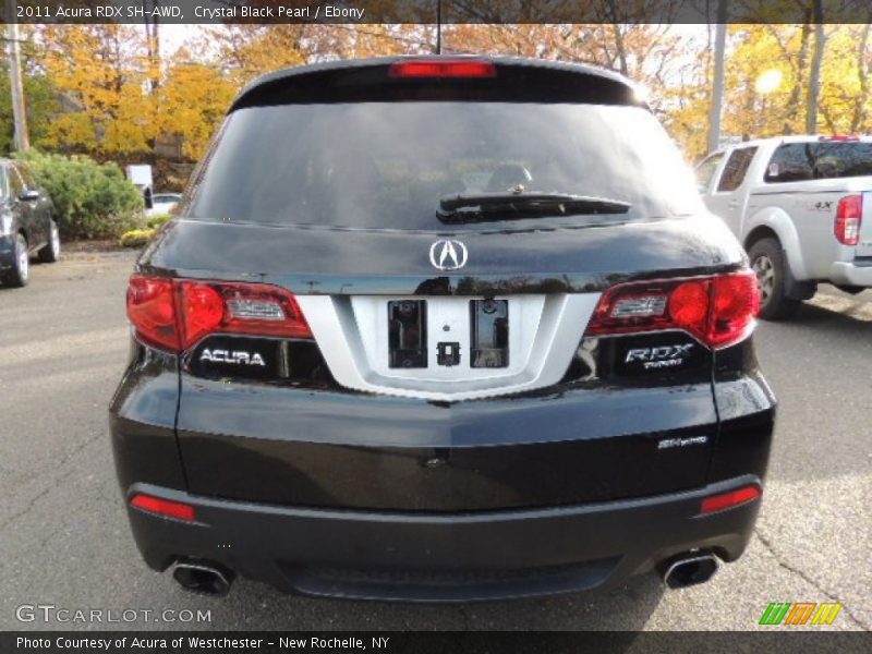 Crystal Black Pearl / Ebony 2011 Acura RDX SH-AWD