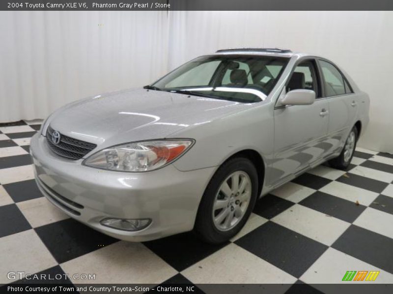 Phantom Gray Pearl / Stone 2004 Toyota Camry XLE V6