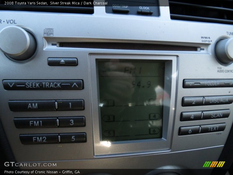 Silver Streak Mica / Dark Charcoal 2008 Toyota Yaris Sedan