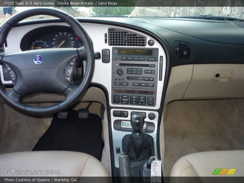 Smoke Beige Metallic / Sand Beige 2005 Saab 9-5 Aero Sedan