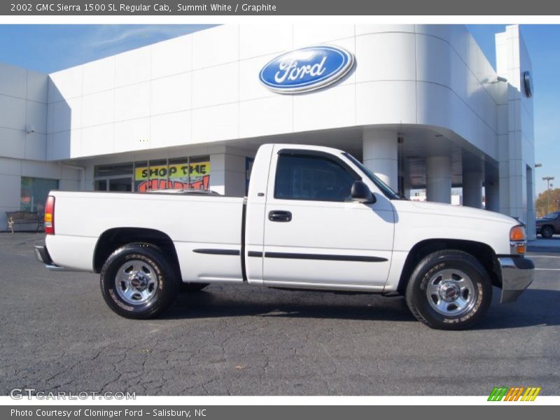 2002 Sierra 1500 SL Regular Cab Summit White