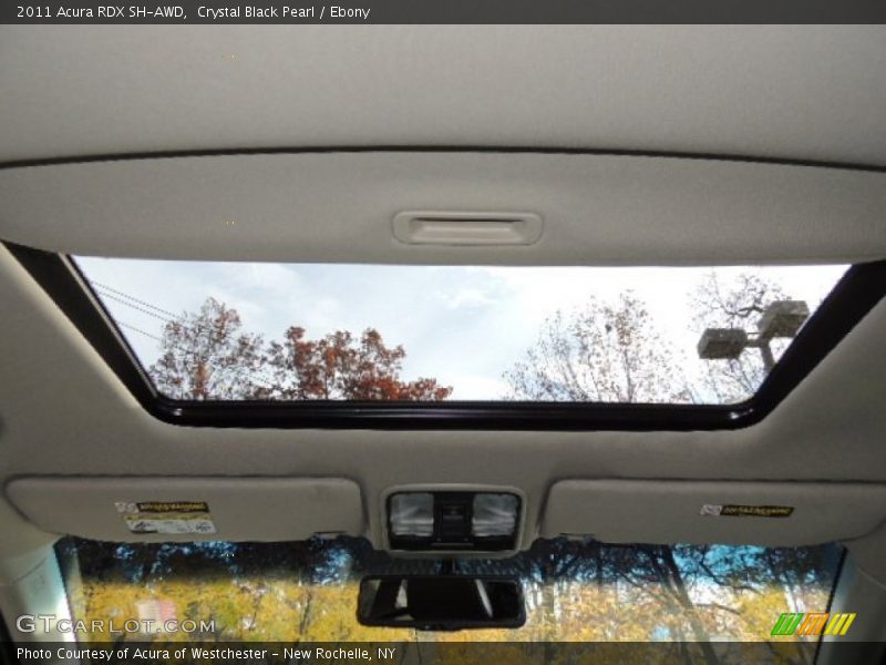 Crystal Black Pearl / Ebony 2011 Acura RDX SH-AWD