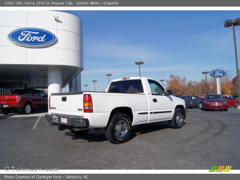Summit White / Graphite 2002 GMC Sierra 1500 SL Regular Cab