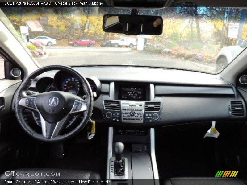 Crystal Black Pearl / Ebony 2011 Acura RDX SH-AWD