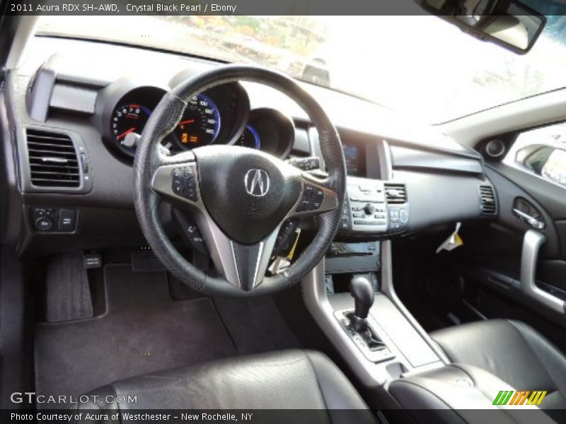 Crystal Black Pearl / Ebony 2011 Acura RDX SH-AWD