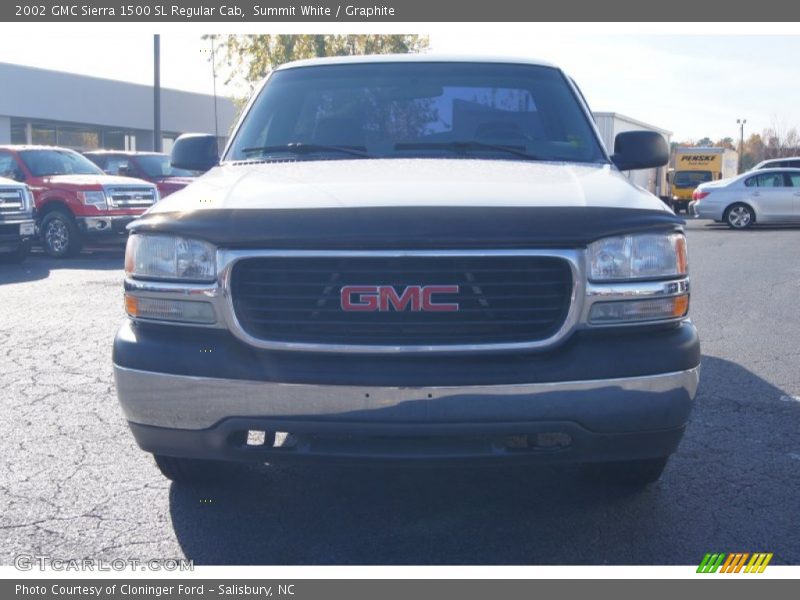 Summit White / Graphite 2002 GMC Sierra 1500 SL Regular Cab