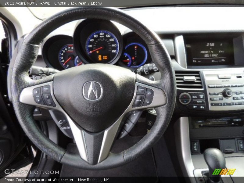 Crystal Black Pearl / Ebony 2011 Acura RDX SH-AWD