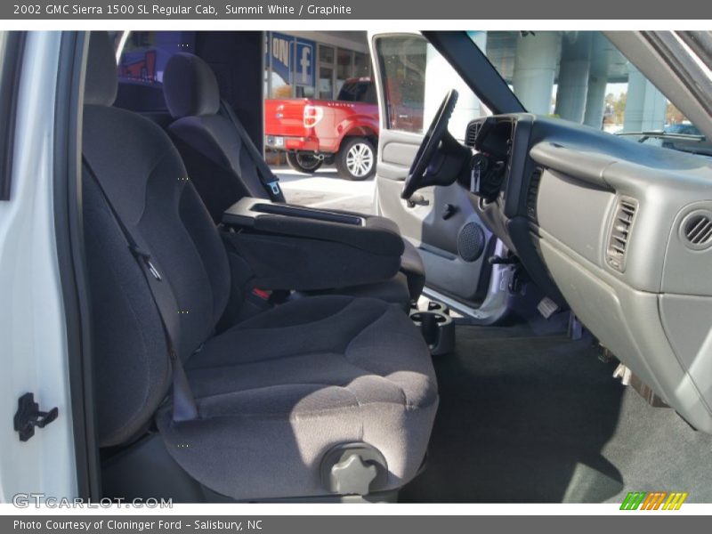 Summit White / Graphite 2002 GMC Sierra 1500 SL Regular Cab