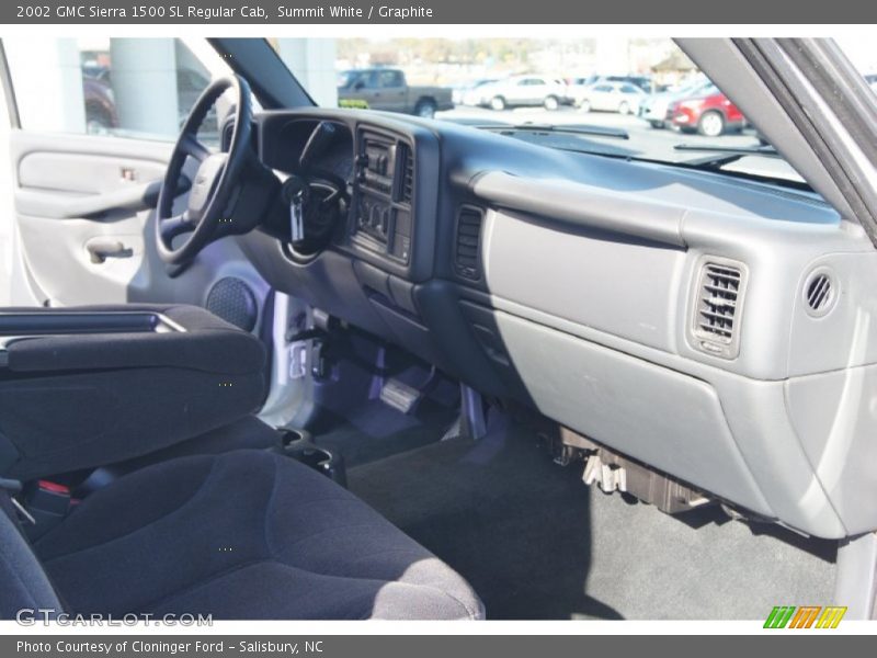 Summit White / Graphite 2002 GMC Sierra 1500 SL Regular Cab