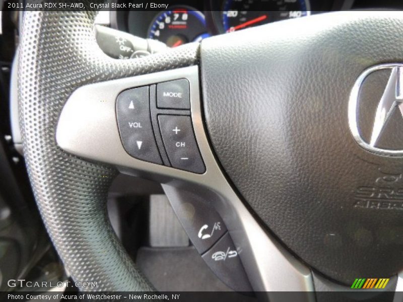 Crystal Black Pearl / Ebony 2011 Acura RDX SH-AWD