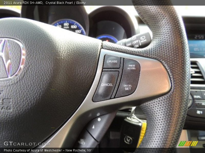 Crystal Black Pearl / Ebony 2011 Acura RDX SH-AWD