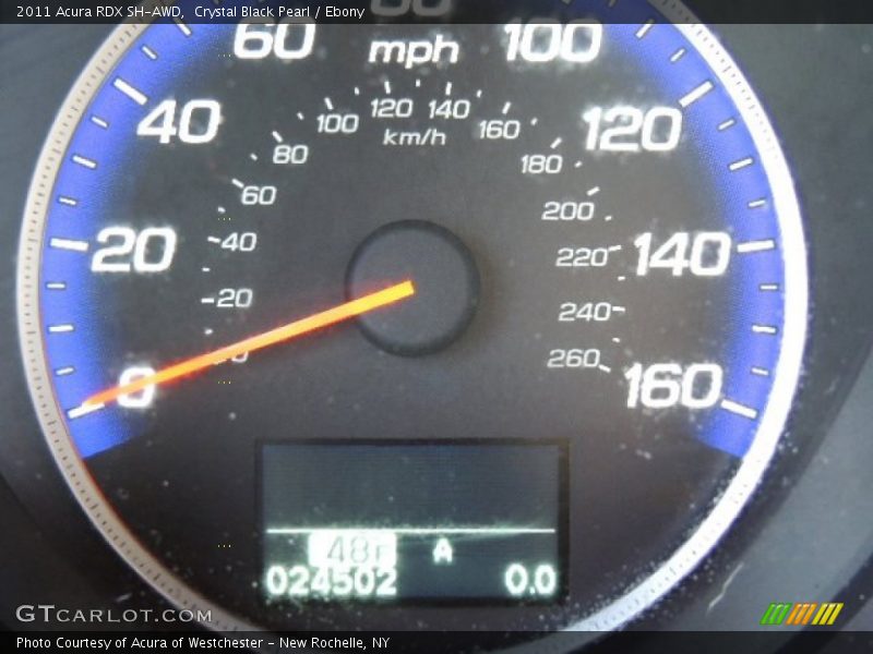 Crystal Black Pearl / Ebony 2011 Acura RDX SH-AWD