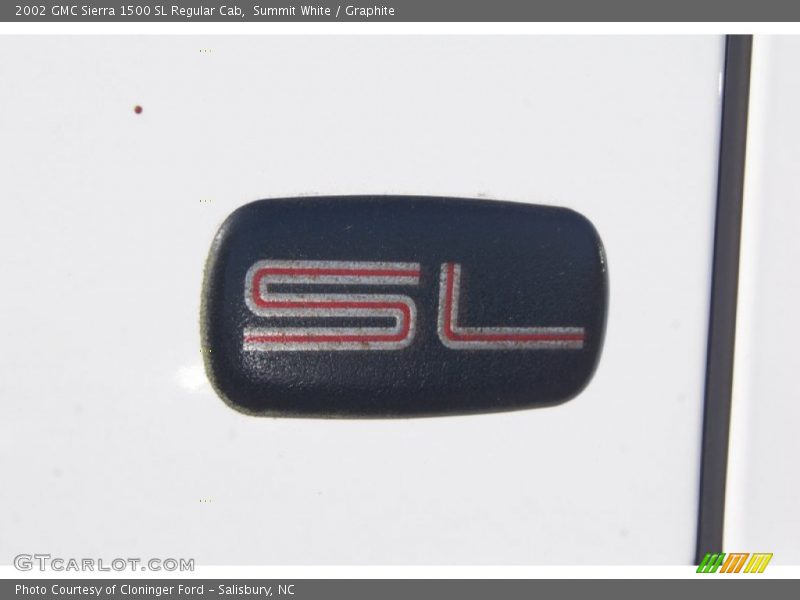 Summit White / Graphite 2002 GMC Sierra 1500 SL Regular Cab