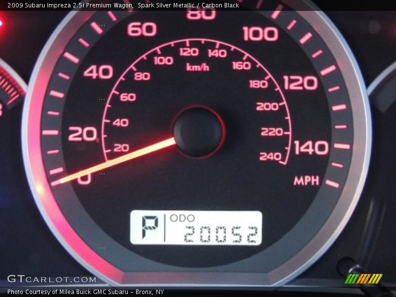 Spark Silver Metallic / Carbon Black 2009 Subaru Impreza 2.5i Premium Wagon
