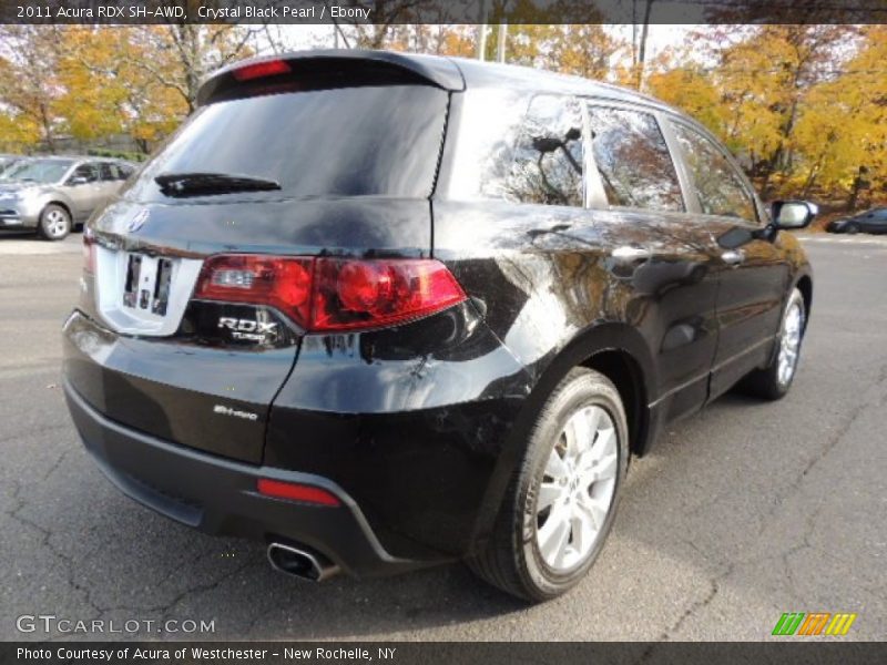 Crystal Black Pearl / Ebony 2011 Acura RDX SH-AWD