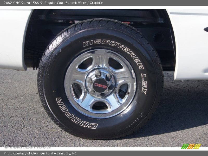 Summit White / Graphite 2002 GMC Sierra 1500 SL Regular Cab