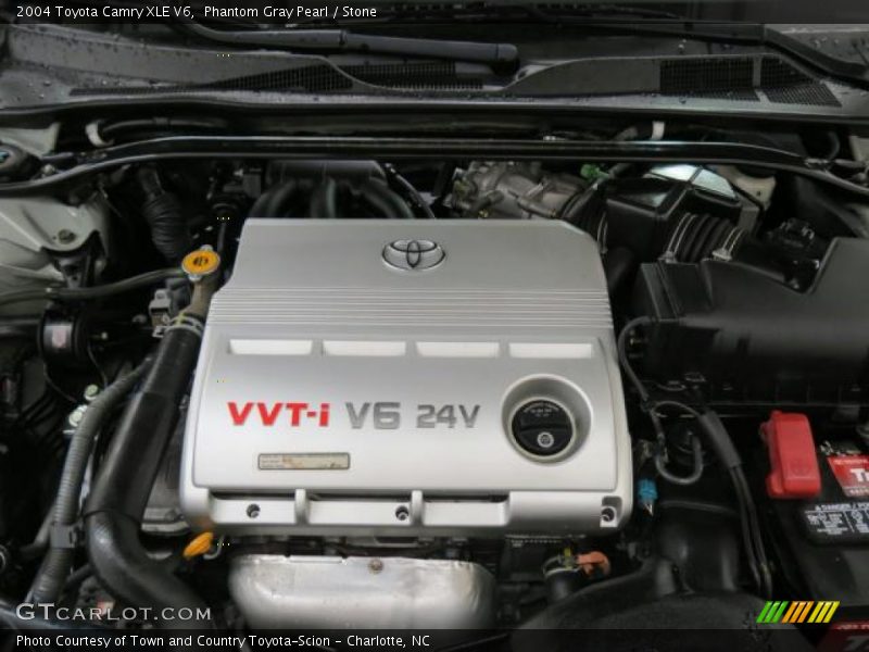 Phantom Gray Pearl / Stone 2004 Toyota Camry XLE V6