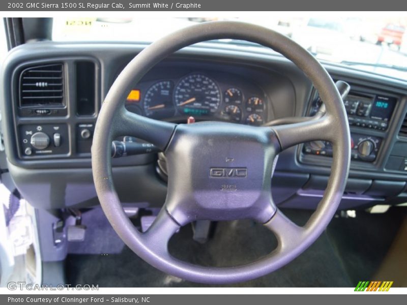 Summit White / Graphite 2002 GMC Sierra 1500 SL Regular Cab