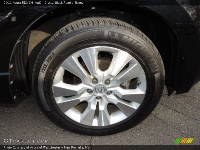 Crystal Black Pearl / Ebony 2011 Acura RDX SH-AWD