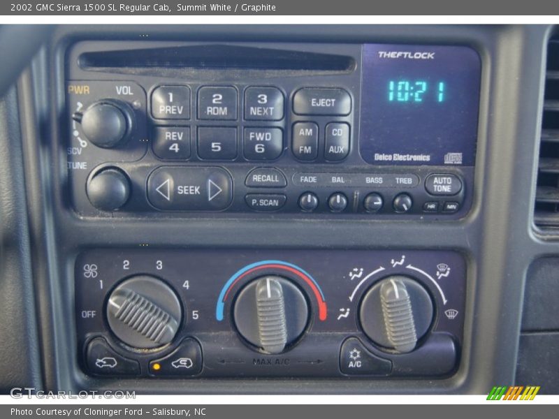 Summit White / Graphite 2002 GMC Sierra 1500 SL Regular Cab