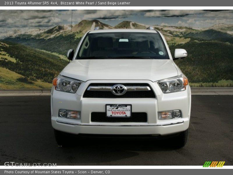 Blizzard White Pearl / Sand Beige Leather 2013 Toyota 4Runner SR5 4x4
