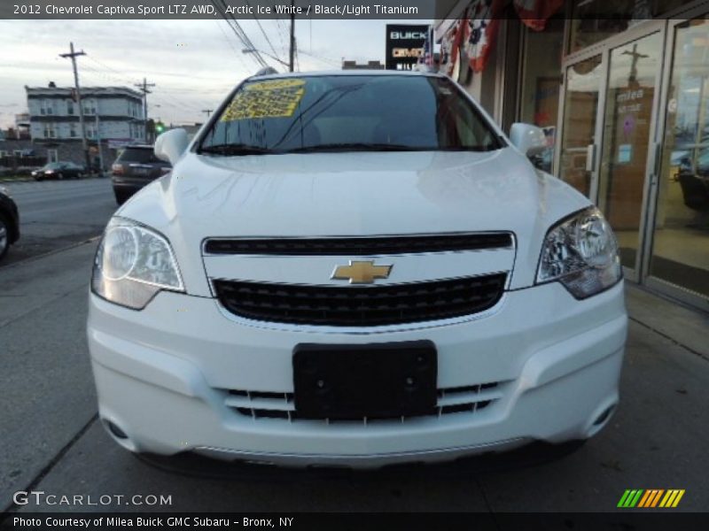 Arctic Ice White / Black/Light Titanium 2012 Chevrolet Captiva Sport LTZ AWD