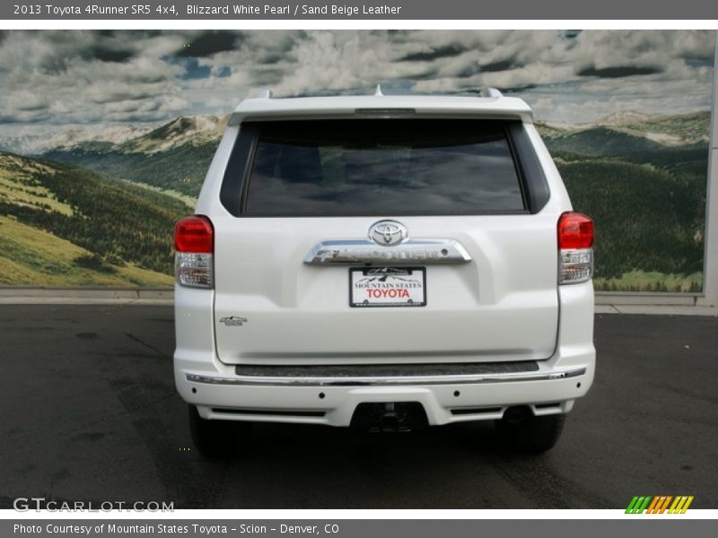 Blizzard White Pearl / Sand Beige Leather 2013 Toyota 4Runner SR5 4x4