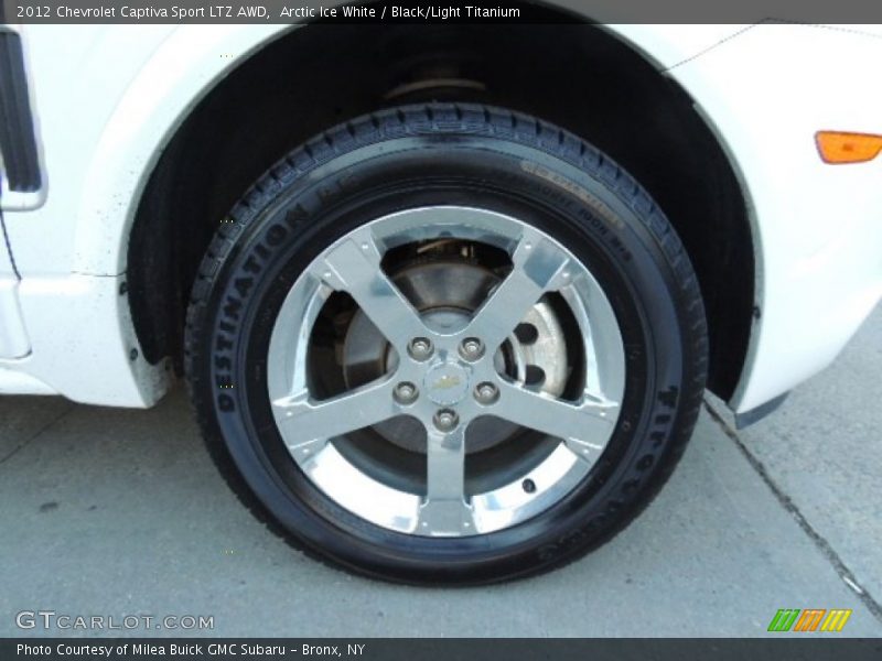 Arctic Ice White / Black/Light Titanium 2012 Chevrolet Captiva Sport LTZ AWD