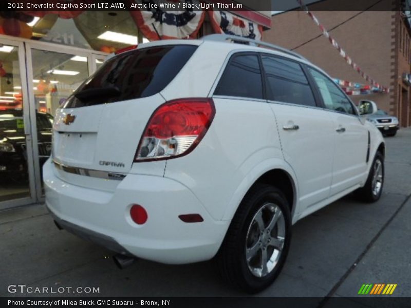 Arctic Ice White / Black/Light Titanium 2012 Chevrolet Captiva Sport LTZ AWD