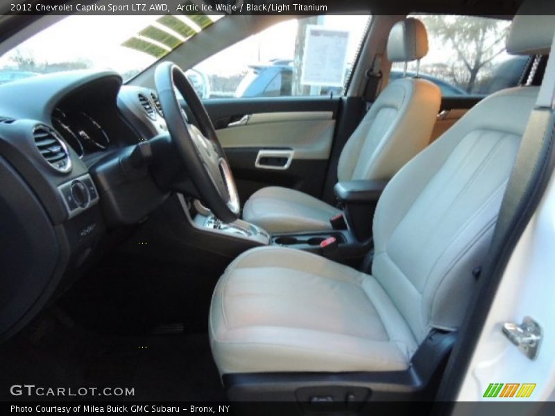 Arctic Ice White / Black/Light Titanium 2012 Chevrolet Captiva Sport LTZ AWD