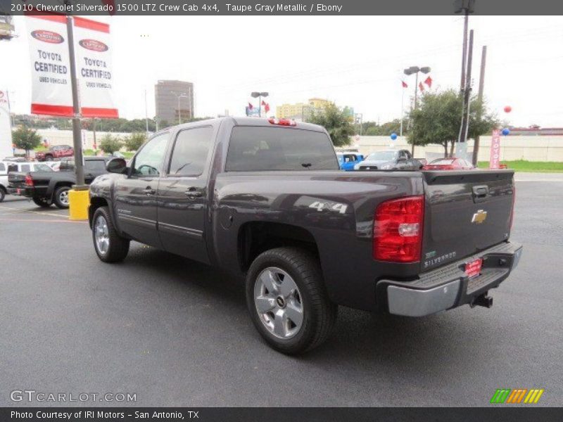 Taupe Gray Metallic / Ebony 2010 Chevrolet Silverado 1500 LTZ Crew Cab 4x4