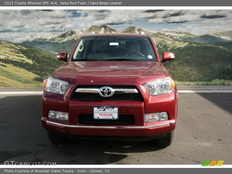 Salsa Red Pearl / Sand Beige Leather 2013 Toyota 4Runner SR5 4x4