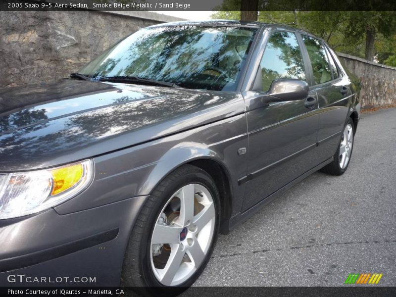 Smoke Beige Metallic / Sand Beige 2005 Saab 9-5 Aero Sedan