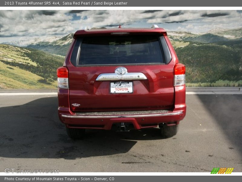 Salsa Red Pearl / Sand Beige Leather 2013 Toyota 4Runner SR5 4x4