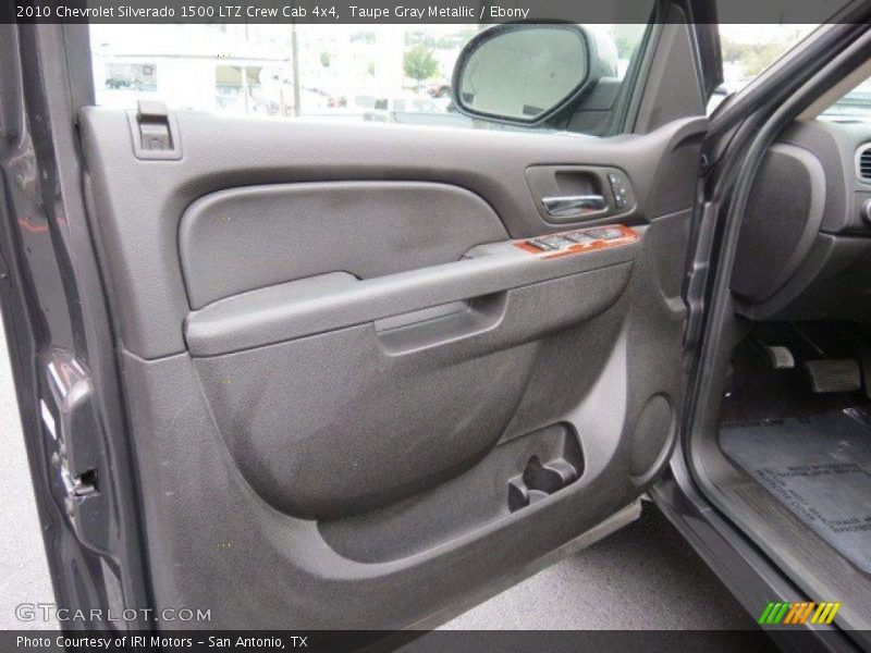 Taupe Gray Metallic / Ebony 2010 Chevrolet Silverado 1500 LTZ Crew Cab 4x4