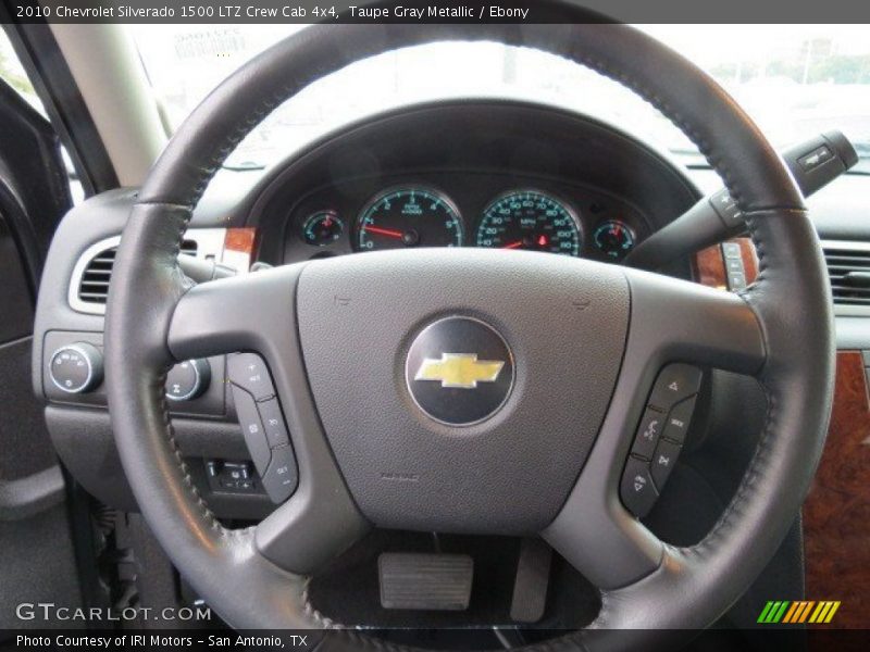 Taupe Gray Metallic / Ebony 2010 Chevrolet Silverado 1500 LTZ Crew Cab 4x4