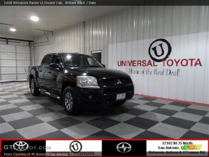 Brilliant Black / Slate 2008 Mitsubishi Raider LS Double Cab