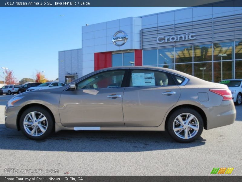 Java Metallic / Beige 2013 Nissan Altima 2.5 SL
