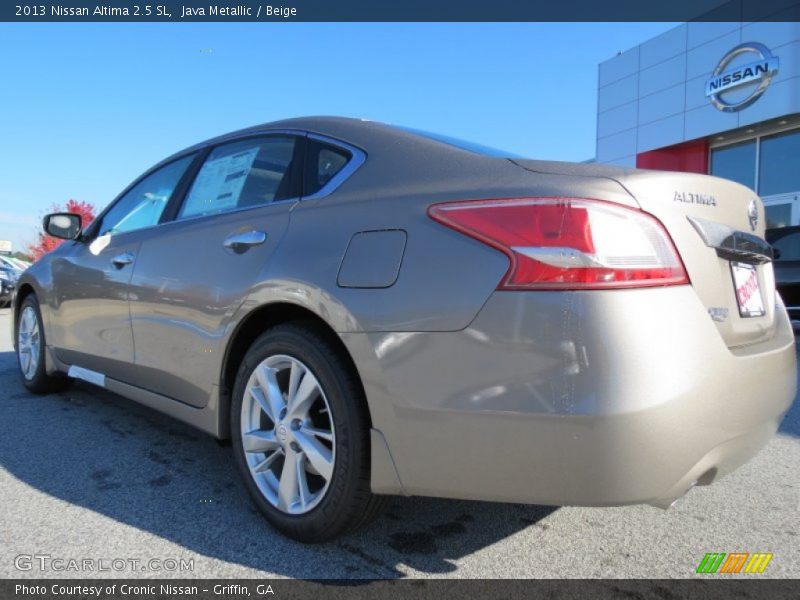 Java Metallic / Beige 2013 Nissan Altima 2.5 SL
